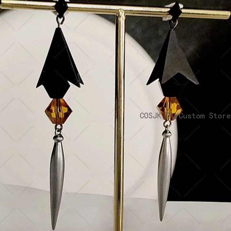 Cosplay Prop Making - Juego Genshin Impact Zhongli Cosplay pendientes