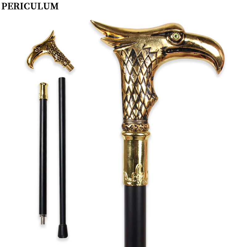 Detachable Cosplay Prop - Bastón Decorativo Vintage con Cabeza de