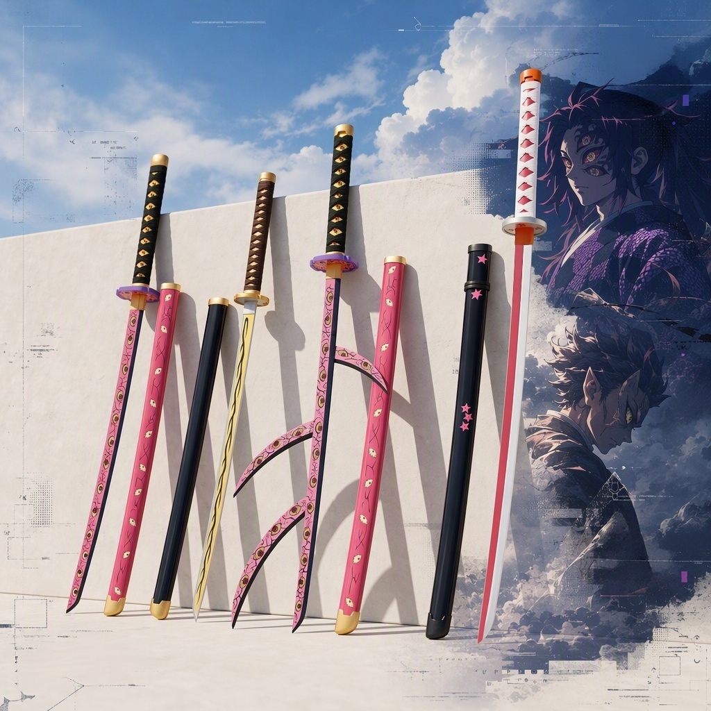 Cosplay Prop Katana - Espada de Juguete de Plástico a