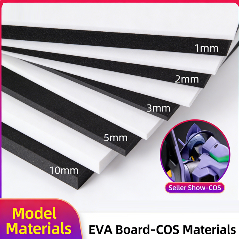 Cosplay Prop Foam Board - Material de Espuma EVA Negra de