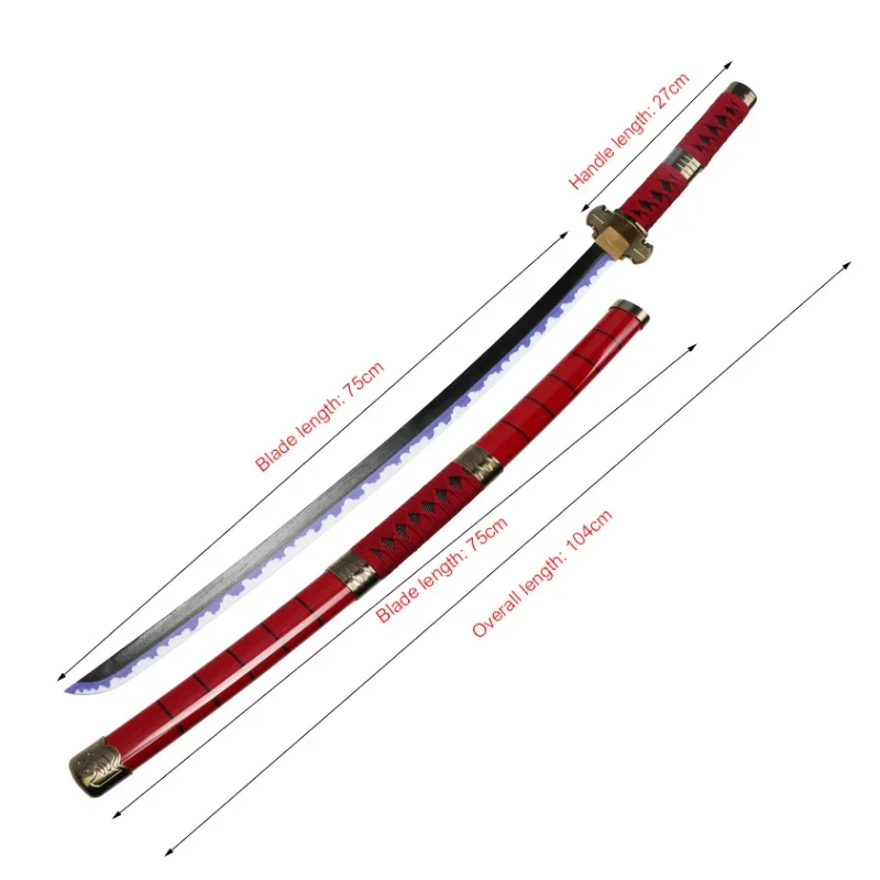 Espada de Anime Roronoa Zoro K - Cosplay Prop Katana reseña y precio