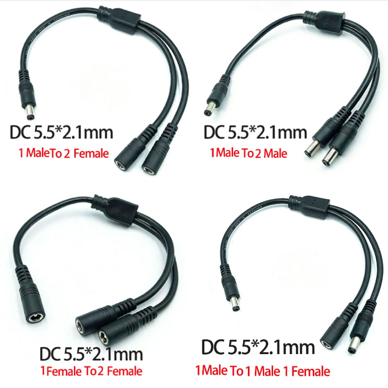 Conector DC de 5,5mm x 2,1mm,  - Led El Wire reseña y precio