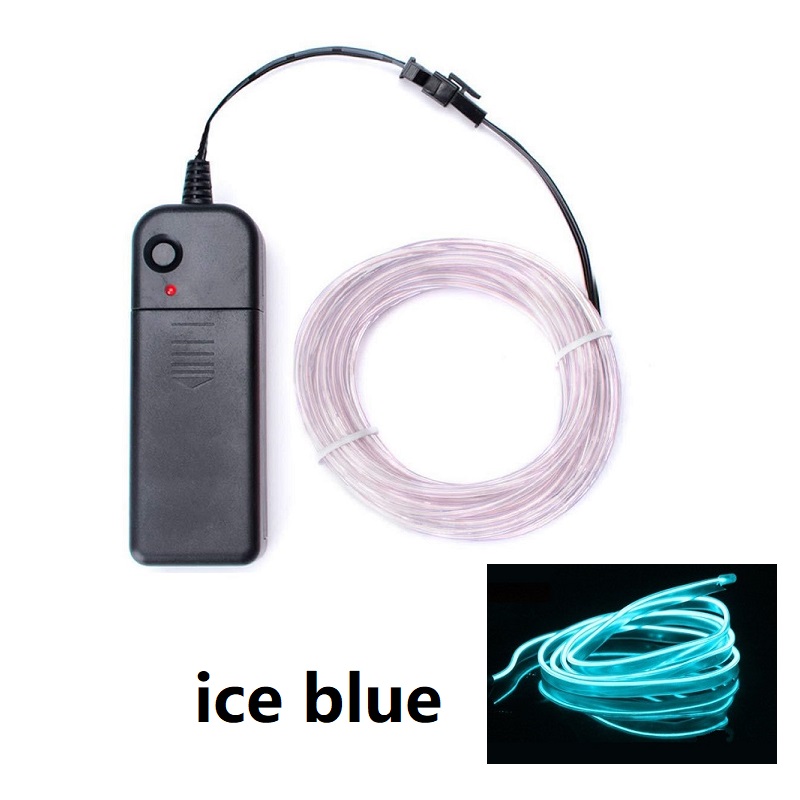 Cable de luces LED de neón, pa - Led El Wire reseña y precio
