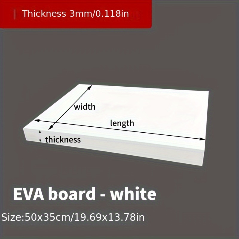 Lámina de Espuma EVA de 14x39  - Cosplay Prop Foam Board reseña y precio