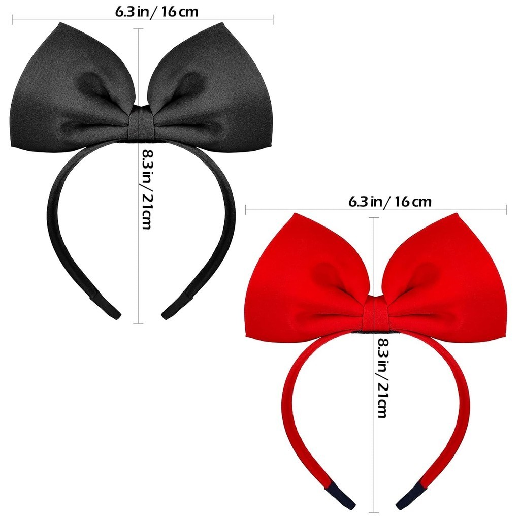 Diadema con lazo grande rojo p - Cosplay Floating Prop reseña y precio