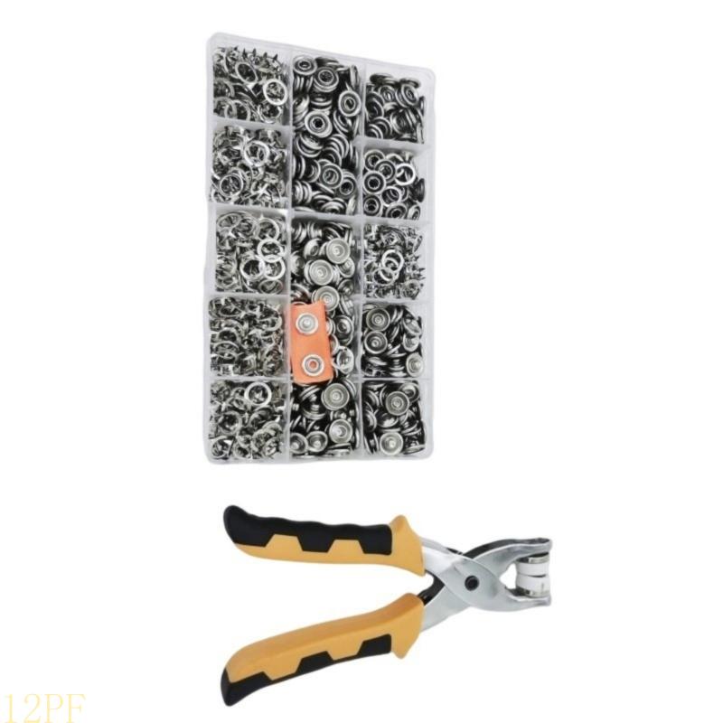 Cierres a presión metal 12PF 1 - Snap Plier Setter reseña y precio