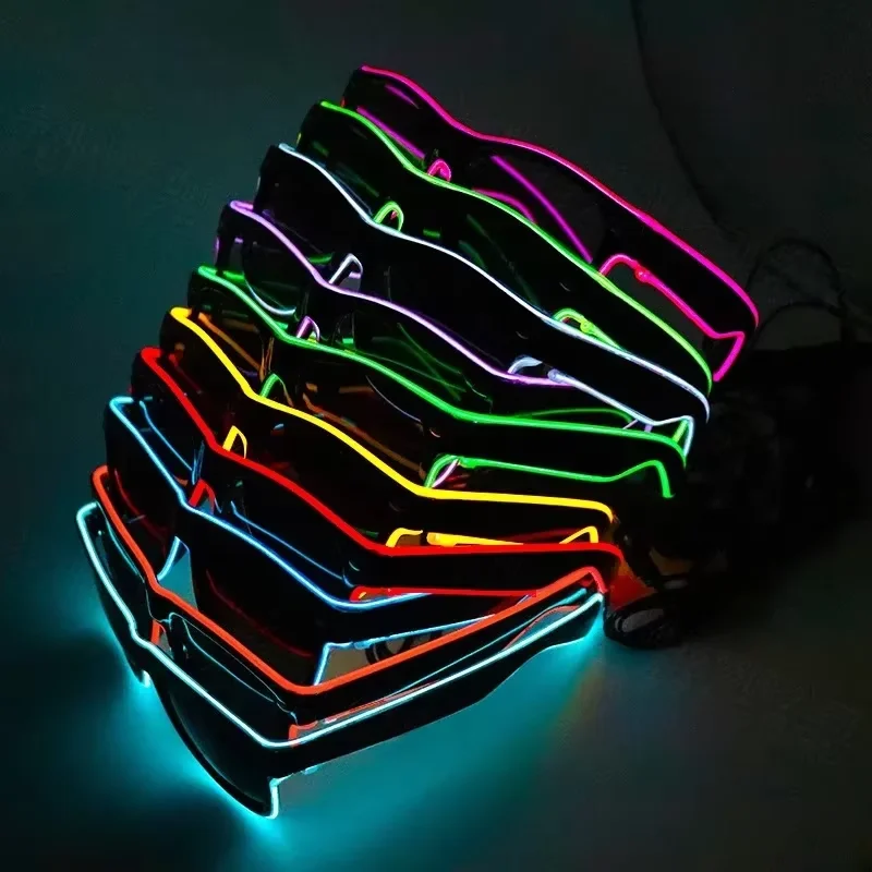 Gafas de sol LED de neón brill - Led El Wire reseña y precio