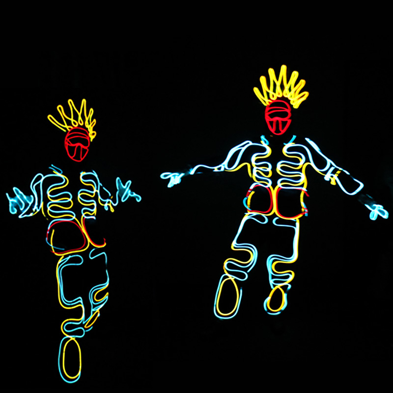 EL Wire-ropa con luz LED para  - Led El Wire reseña y precio