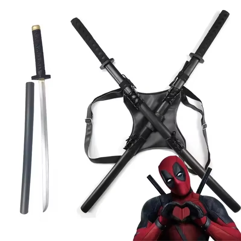 2025 nuevo 61cm Deadpool Katan - Cosplay Prop Katana reseña y precio
