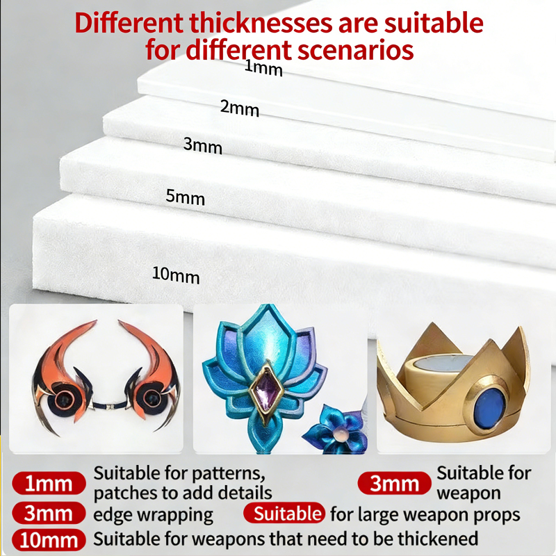 Lámina de espuma EVA para manu - Cosplay Prop Foam Board reseña y precio