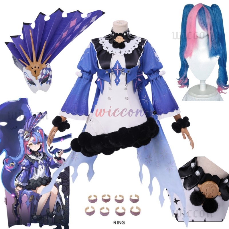 Disfraz de Roccia, peluca, ves - Cosplay Floating Prop reseña y precio