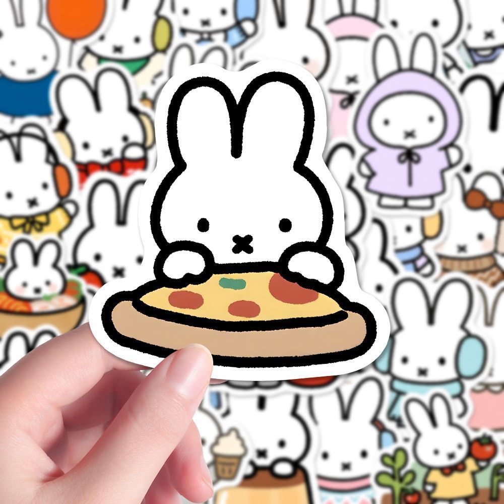 80 Pegatinas Kawaii de Miffy,  - Cosplay Floating Prop reseña y precio