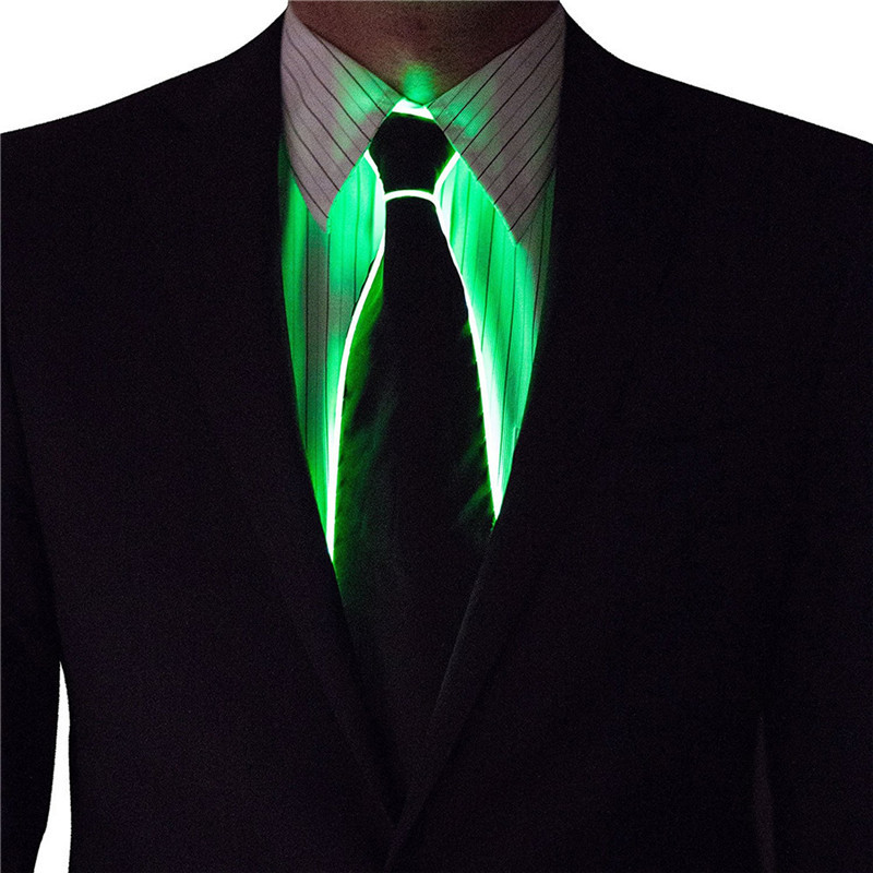 Corbata brillante para hombre, - Led El Wire reseña y precio