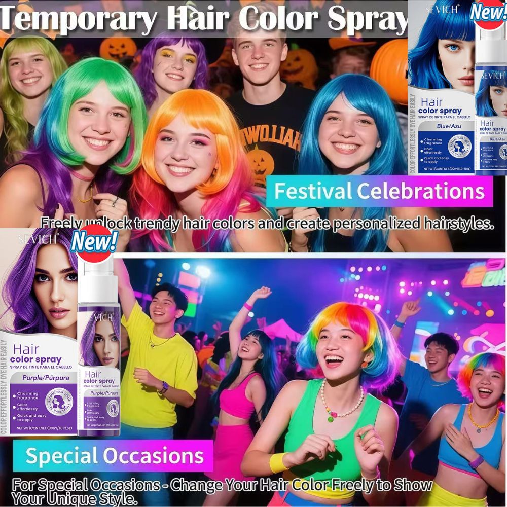 Tinte para el cabello desechab - Hair Spray Color reseña y precio
