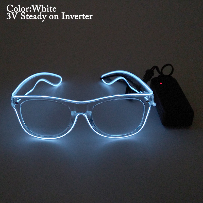 Gafas LED transparentes con ca - Led El Wire reseña y precio