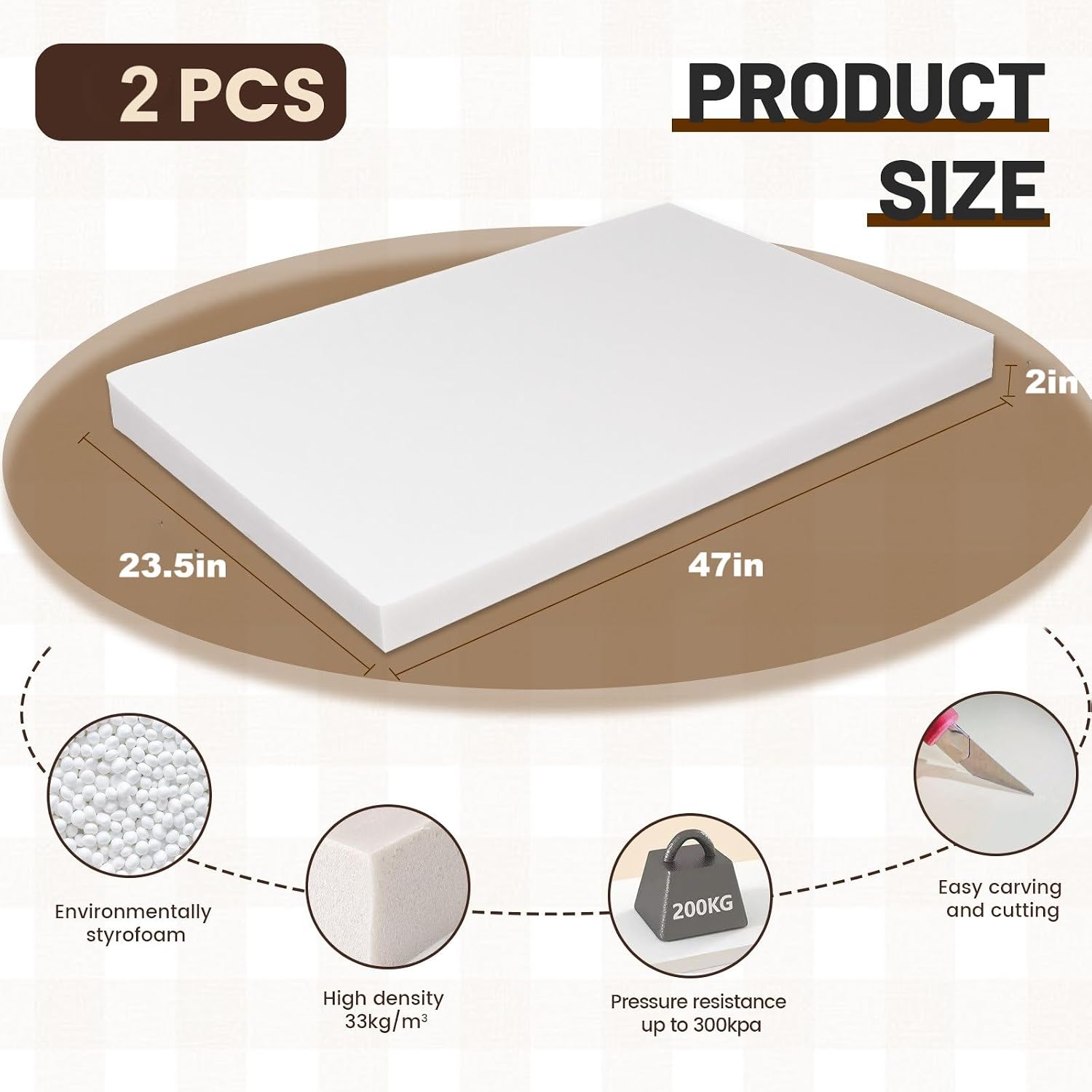 Panel de Espuma XPS de Alta De - Cosplay Prop Foam Board reseña y precio