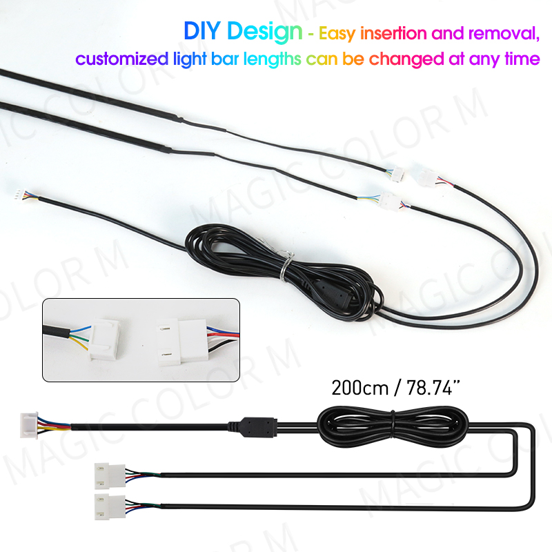 Vgetting-luces ambientales par - Led El Wire reseña y precio