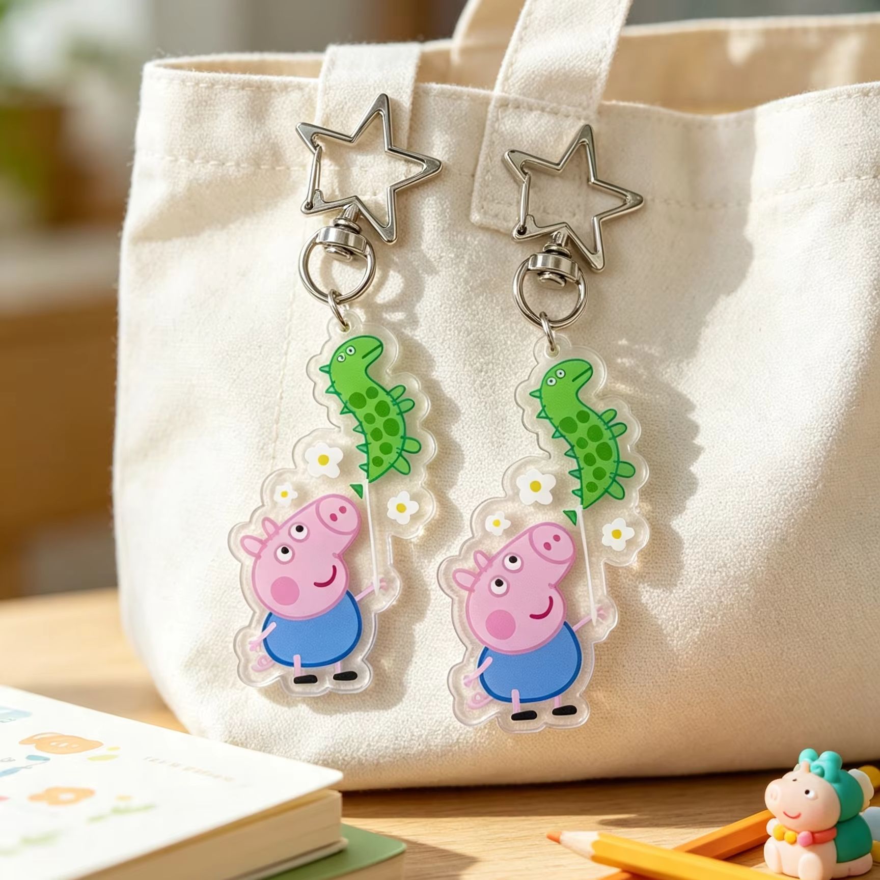 Llavero de acrílico de Peppa P - Cosplay Floating Prop reseña y precio