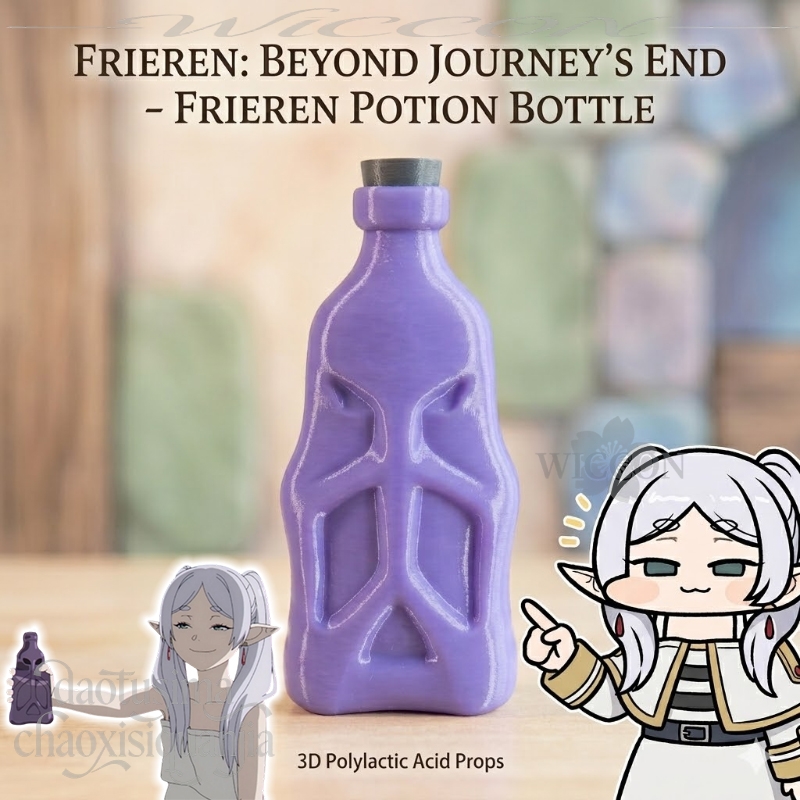 Botella de Poción de Frieren 3 - Frieren Cosplay Prop reseña y precio